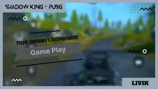 PUBG gameplay in Livik map with chicken dinner. Shadow King – PUBG.