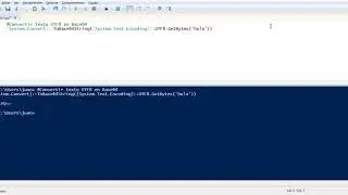 Ejecutar en PowerShell un cmdlet en Base64