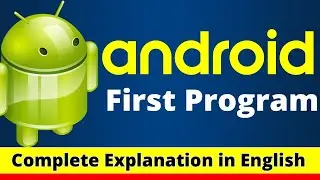 Android  Hello World Example  |   Android studio tutorial  |  best android tutorial in English