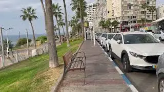 Bat Yam beach area (Israel) November 2023