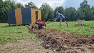 Мотоблок Ока с отвалом 💪