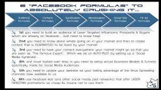 How to Generate Free Traffic, Free Leads & Sales Using Nothing But Facebook...