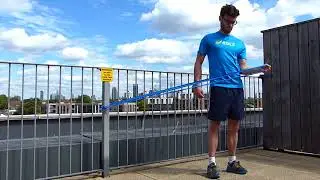 Shoulder Strengthening with an Elastic Band - Shoulder External Rotation!