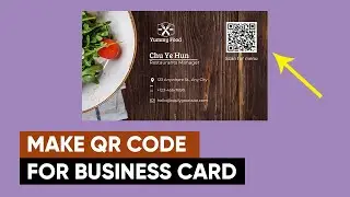 How to Make QR Code for Business Card (FREE)