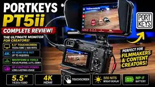 Portkeys PT5 ii    5 Inch Monitor 4K HDMI Touchscreen
