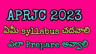#APRJC2023 #Syllabus #Competitivetutorial