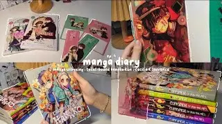 diary: unboxing manga, cecilia & lawrence, toilet-bound hanako kun..