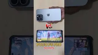 120 FPS TEST👿- iPHONE 16 PRO☠️ Vs POCO F6 PRO💩 