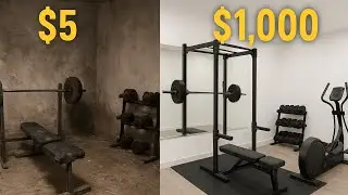 I BUILT MY DREAM HOME GYM (Under $1000)