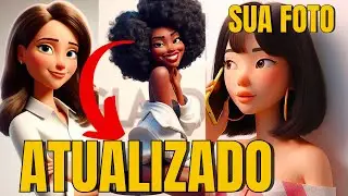 How to create a Disney Pixar effect image with my photo using artificial intelligence on Bing Ima...