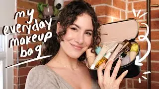 Everything in my EVERYDAY MAKEUP BAG (& a try-on!)