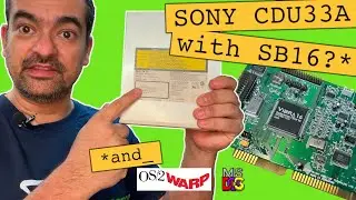 How to connect a SONY CDU33A CD-ROM to a Sound Blaster 16, and run it on DOS and OS/2 (Colani Pt 2)