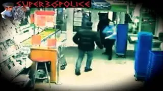 Страшная драка охранника с покупателем в магазине