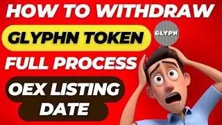 How to withdraw GLYPH Token from Satoshi app | OEX Listing | New airdrop on Satoshi App