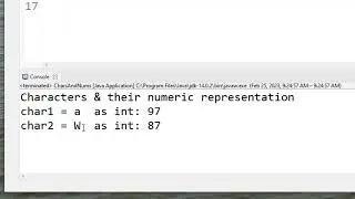 Overview of Character Representation in Java & Conversion to int