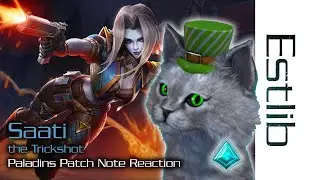 Paladins - Saati the Trickshot / Nigthtfall PATCH REACTION