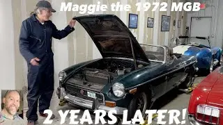 How is Maggie the 1972 MGB restoration going after 2 years? Meet her new brother Morris the 1971 MGB