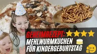 Top-Rezept Kochen fürs Klima: Mehlwurmkuchen für den Kindergeburtstag!!! Superfood in Kuchenformat