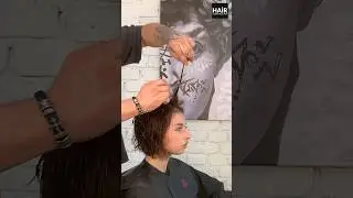 Обучение стрижкам онлайн на канале. Подпишитесь. #hair #hairstyle #haircut #curlyhair