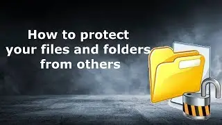 How to lock a file or folder
