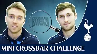 Mini Crossbar Challenge! Featuring Ben Davies + Christian Eriksen ! Spurs TV !