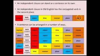 Word Order in Old English - 7
