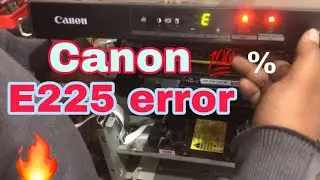 🔥Canon E225 red light blinking error 100% solution🔥