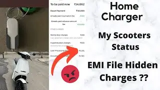 Ola Electric Scooter EMI File Hidden Charges 😡 || Home Charger || My Scooter Delivery Update🥳 #ola