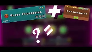 Blast processing, но музыка из Deadlocked! | Geometry dash