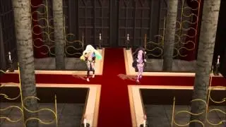 MMD Bad Apple  [Mayu and Yuzuki Yukari]
