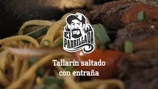 Tallarin saltado con Entraña por El Parrillada