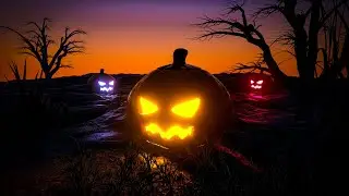 Halloween Kürbis 🎃 in Cinema 4D 2023 und Octane Render