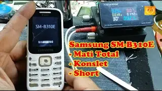 Samsung SM B310E mati total karena konslet Short