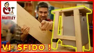 🔥VI SFIDO 🔥Come fare un progetto fai da te con una sola tavola di legno!