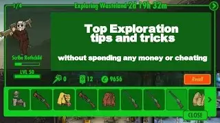 Fallout Shelter - Top Exploration Tips and Tricks without spending any money