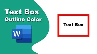 How to change outline color of text box in Word