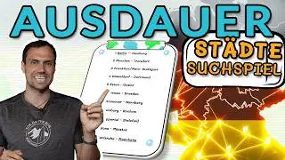 Kreatives Ausdauerspiel für den Sportunterricht | Städte Suchspiel