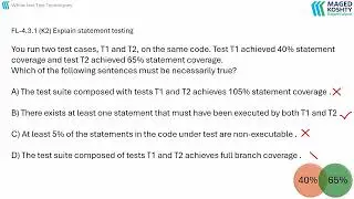 ISTQB Foundation: Explain statement testing