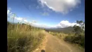 MTB descent from the tower above George