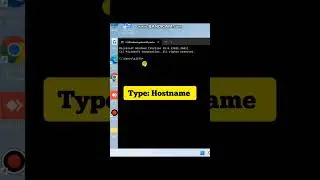 Windows command prompt for How to know the pc hostname. || 