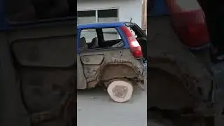 Колесо из дерева на  тачку😆😆😆