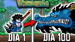 PASSEI 100 DIAS NO TERRARIA ONE PIECE DE DRAGON