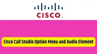 Cisco Call Studio   Option Menu and Audio IVR Tutorial