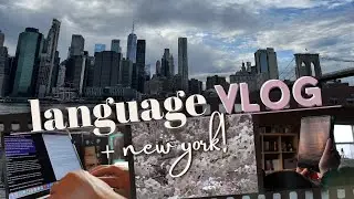 language learning + new york trip 📝