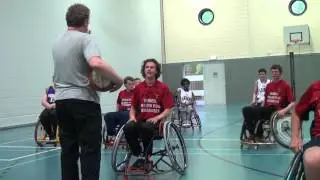 Rijnvogels heren 12 rolstoel basketbal