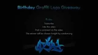 graffiti logo giveaway  (CLOSED)
