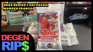 2022 Topps Baseball Series 1 Fat Packs! Wander Franco Hit!