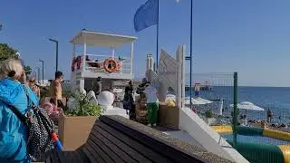 #Адлер Пляж"Чайка",лето на исходе!Море - 27°, воздух- 31°!Утренняя рыбалка на катамаране!