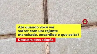 Rejunte que não encarde? É Rejunte Infinity