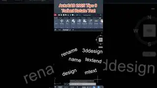 AutoCAD 2025 Torient Rotate Text #autocad #subscribe #shortvideo #shorts #short #shortsvideo #design